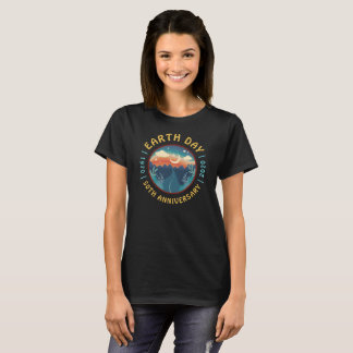 T-shirt Jour de l'terre 2020 50e anniversaire Retro Graphi