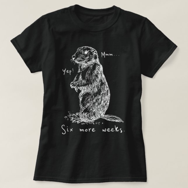 T-shirt Jour de marmotte (Design devant)
