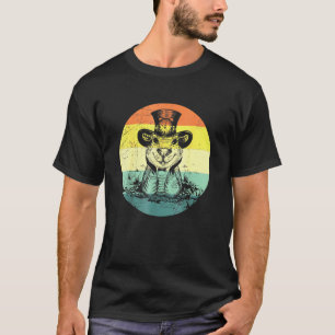 T-shirt Jour de marmottes rétro