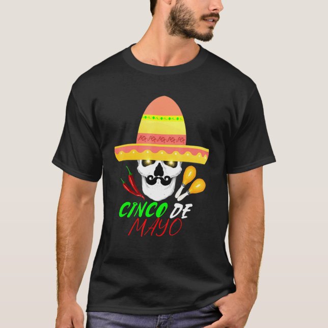 T-shirt Jour De Morts Crâne Sugar Muertos Tee 1 (Devant)