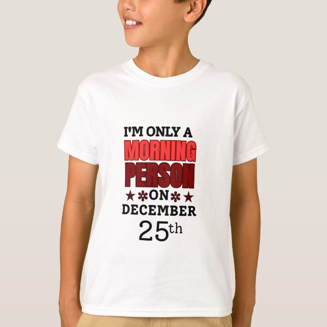 T-shirt Jour de Noël (Devant)