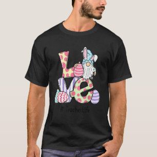 T-shirt Jour de Pâques Amour Enseignant Vie Pâques Gnome O