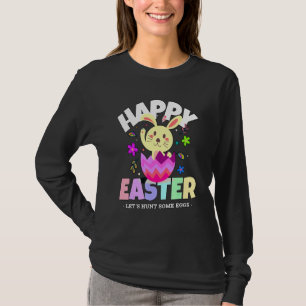 T-shirt Jour de Pâques Chasse lapin Oeufs Rabbit Joyeux Pâ