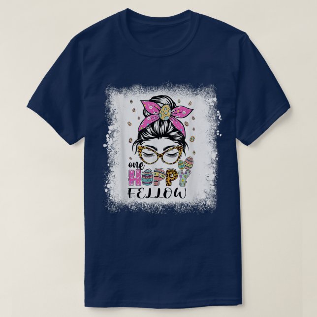 T-shirt Jour de Pâques de Bunny, un compagnon roux  (Design devant)