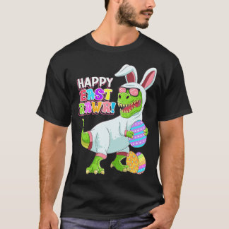 T-shirt Jour de Pâques Dinosaur Drôle Happy Eastrawr T Rex