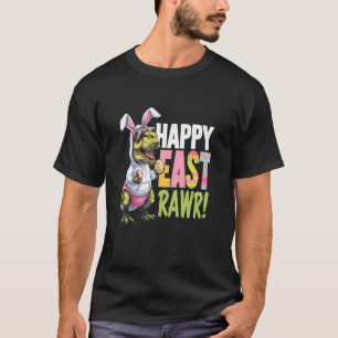 T-shirt Jour de Pâques Dinosaure Drôle Heureux Eastrawr T