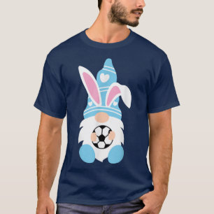 T-shirt Jour de Pâques Gnome Hug Soccer Bunny de Pâques Gn