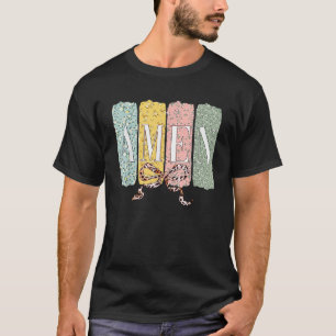 T-shirt Jour de Pâques Tee Amen Coquette Bow Jésus Pâques