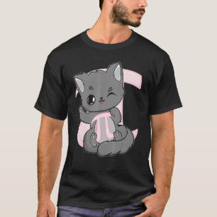 T-shirt Jour de Pi Chat Mignon Félin Miaou 3 14159 Neko Ma