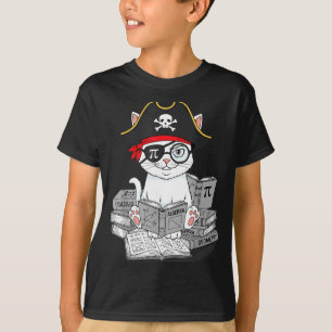 T-shirt Jour de Pi Math Cat Nerd Math Pirate Enseignant Ét