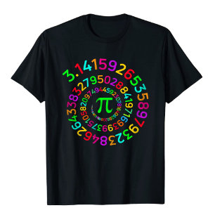T-shirt Jour de Pi Spirale Pi design math pour Jou