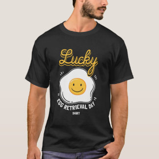 T-shirt Jour de Récupération d'Oeufs Pour Jour de Transfer