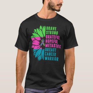 T-shirt Jour de sensibilisation au cancer du sein métastat