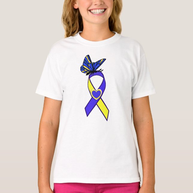 T-shirt JOUR DE SENSIBILISATION SYNDROME DU BAS 21 mars Ch (Devant)
