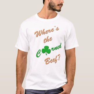 T-shirt Jour de St Patricks - où est le corned beef ?