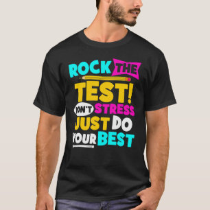 T-shirt Jour De Test De L'enseignant Faites La Fête Ne Str