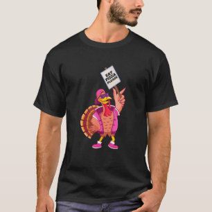 T-shirt Jour de Thanksgiving Manger Pizza Végétalien Migno
