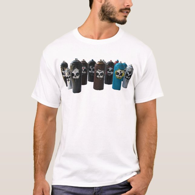 T-SHIRT JOUR DE ZIMAD DE LA CHEMISE MORTE DE SPRAYCAN (Devant)