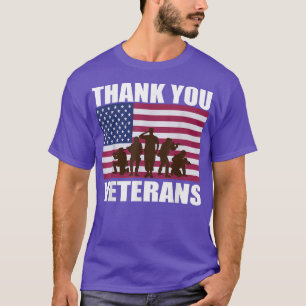 T-shirt Jour des anciens combattants du Merci, Memorial Da