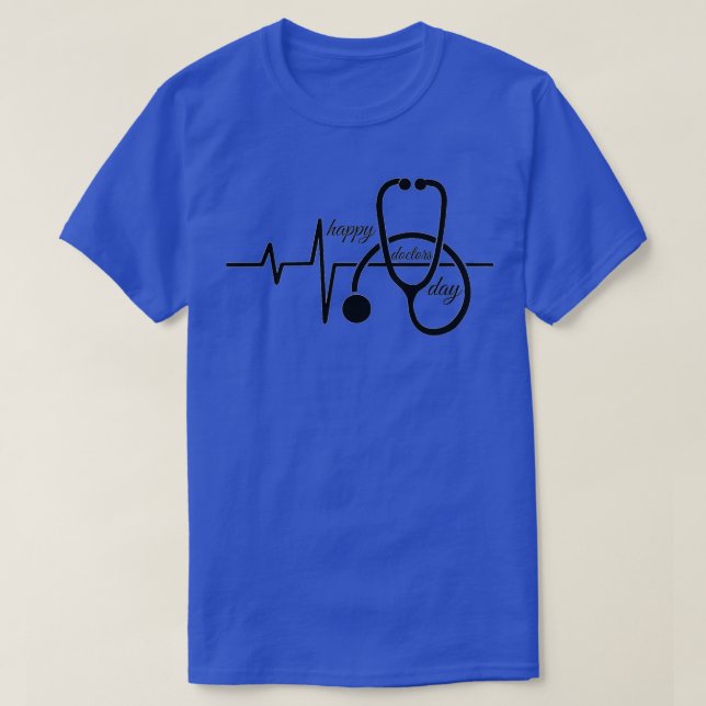 T-shirt jour des médecins heureux 1 (Design devant)