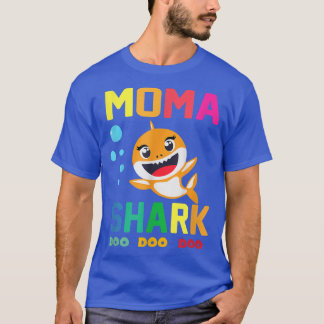 T-shirt Jour des mères de famille de requins Moma Shark
