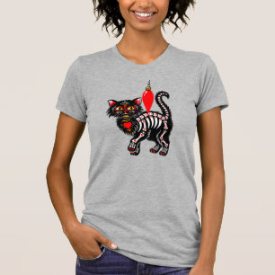T-shirt Jour des morts Chat de Noël
