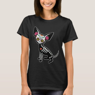 T-shirt Jour Des Morts Cinco De Mayo Crâne de chat Pour Ho