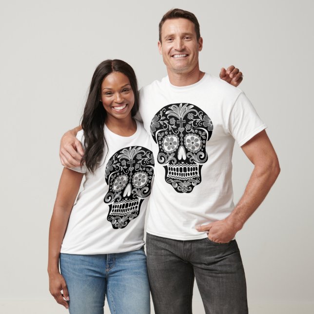 T-shirt Jour des morts - Crâne à sucre (Unisexe)