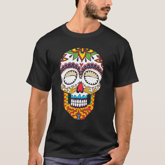 T-shirt Jour Des Morts Dia De Los Muertos (Devant)