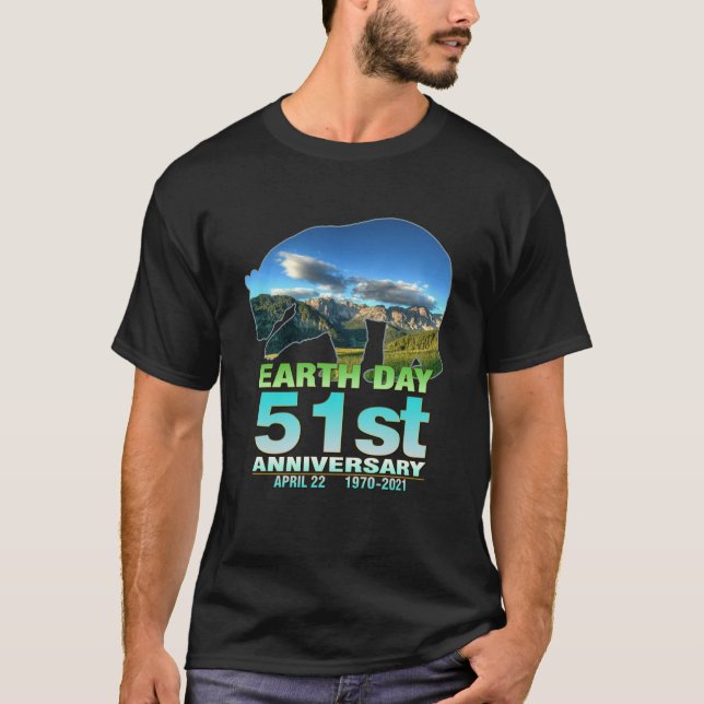 T-shirt Jour des terres 2021 - 51 Anniversaire 7 (Devant)