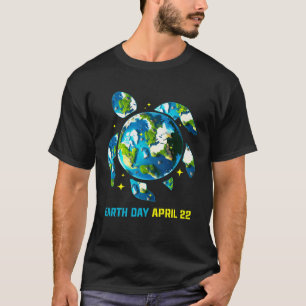 T-shirt Jour des terres 53e anniversaire Sauvez notre plan
