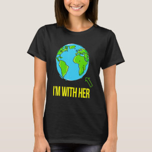 T-shirt Jour des terres Earth Science Mars Iu2019m Avec So