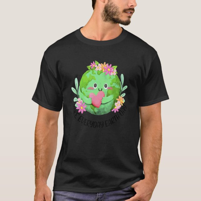 T-shirt Jour des terres Eco Faire Jour des terres tous les (Devant)