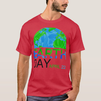 T-shirt Jour des terres Enfants Femmes Hommes Jeunes - Jou