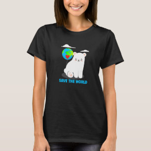T-shirt Jour des terres Ours Polaire Toutes Les Heures