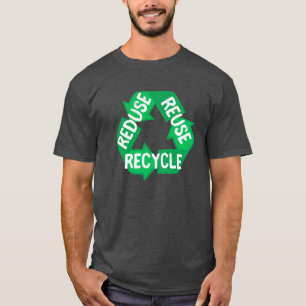 T-shirt Jour des terres Réduire Réutiliser Recycle Boucle