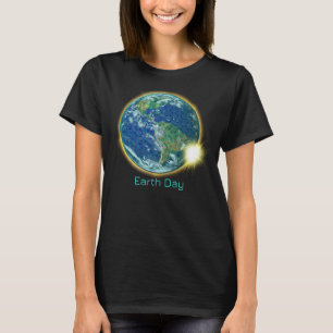 T-shirt Jour des terres Solaire Eclipse 2024 géométrie sac
