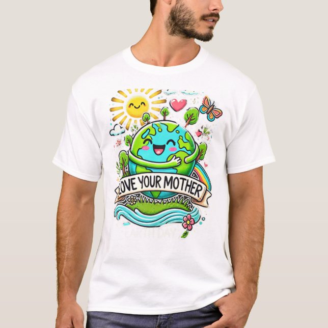 T-shirt Jour des terres tous les jours (Devant)