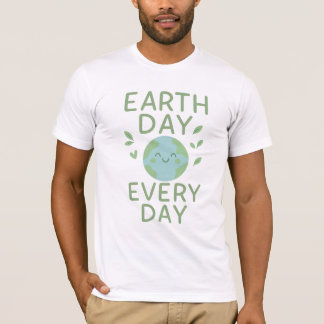 T-shirt Jour des terres tous les jours - Éco-compatible D