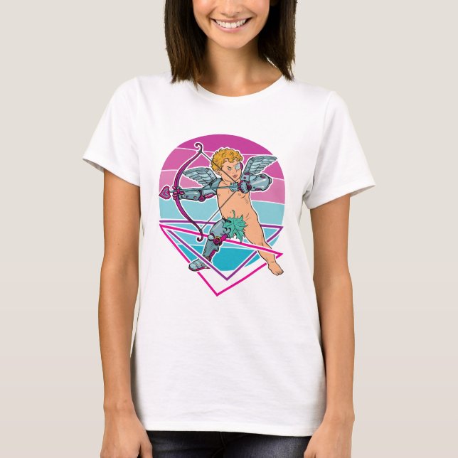 T-shirt Jour des Valentines esthétiques du Cyberpunk japon (Devant)