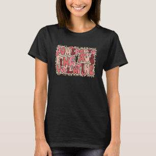T-shirt Jour des Valentines super Retro Leopard Super Vale