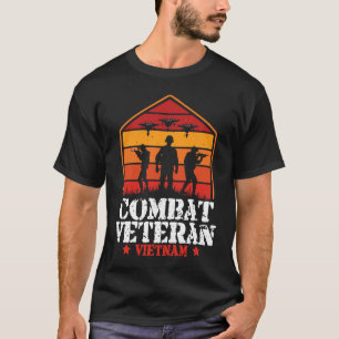 T-shirt Jour des vétérans de combat du Vietnam pour papa g