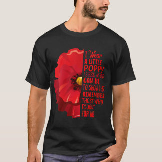 T-shirt Jour des vétérans des femmes de peur que nous oubl