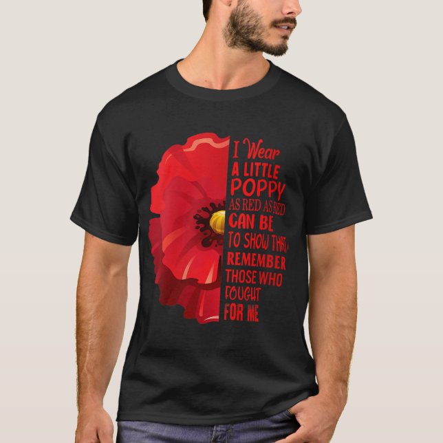 T-shirt Jour des vétérans des femmes de peur que nous oubl (Devant)