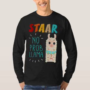 T-shirt Jour d'essai Jour d'essai No Prob Llama Llama Teac