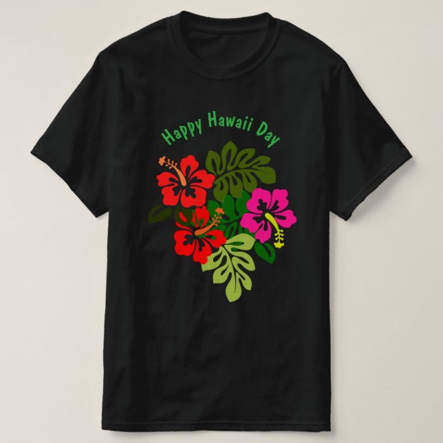 T-shirt Jour d'Hawaii (Design devant)