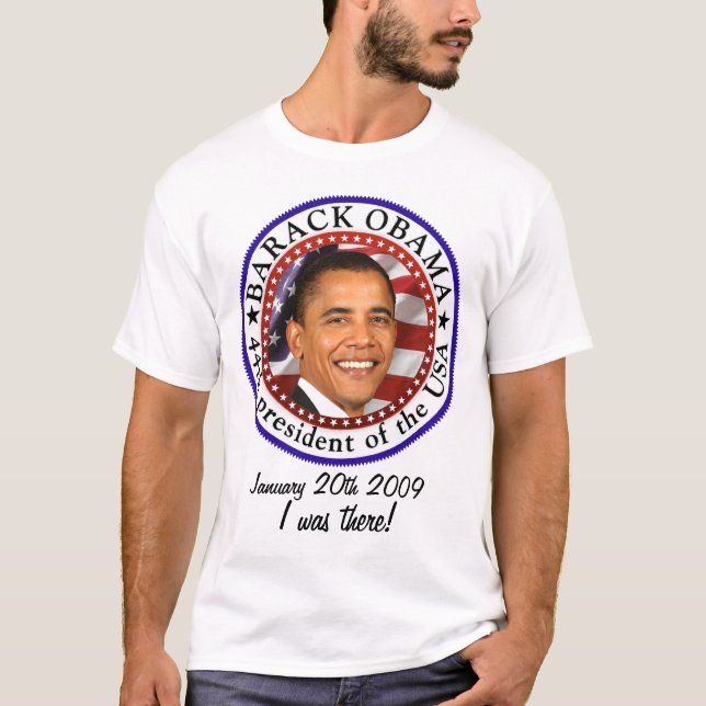 T-shirt Jour d'inauguration du Président Obama (Devant)