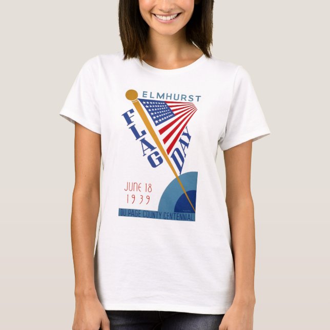 T-shirt Jour du drapeau (Devant)