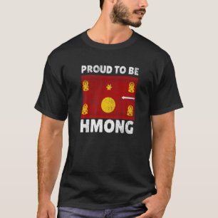 T-shirt Jour Du Drapeau Ethnique Hmong Miao Fier D'Être Hm