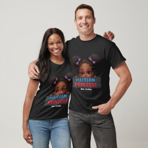 T-shirt Jour du drapeau haïtien Jour Princesse haïtienne